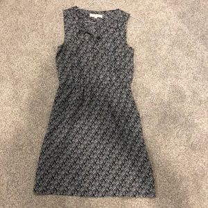 LOFT black and white mini dress